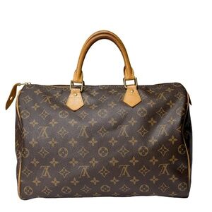 Louis Vuitton LV Monogram Speedy 35 Vintage